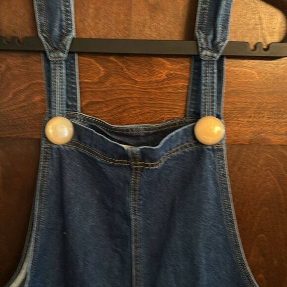 Womens Denim Overalls - Picture 2 of 7